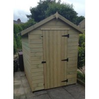 6ft x 4ft Tanalised Apex Garden Shed Range